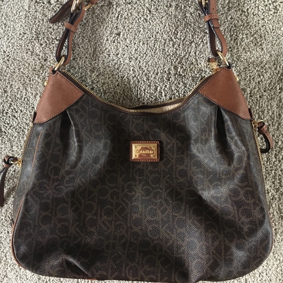 Calvin Klein | Bags | Calvin Klein Pvc Logo Shoulder Bag | Poshmark